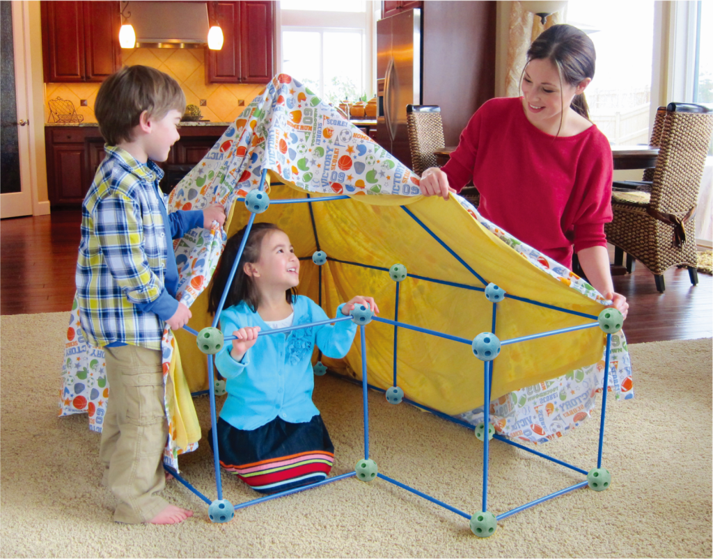 Children's fort building kit Children's fort building kit